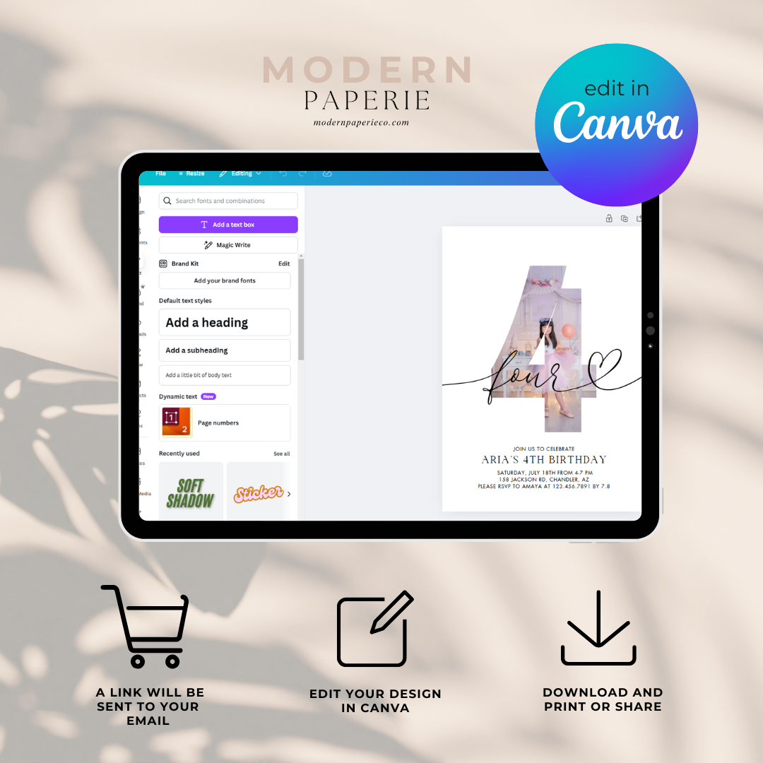 AUDREY Berry Wedding Invitation Suite