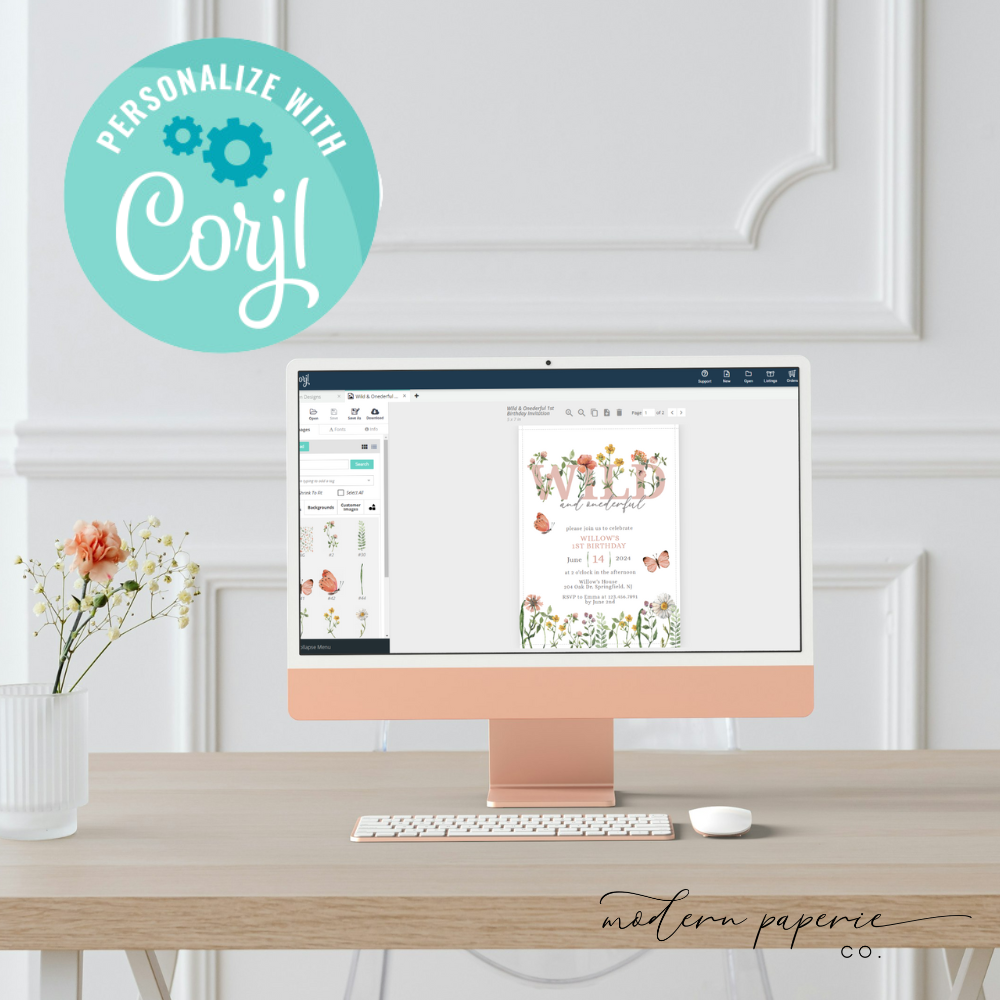 HANNAH Calligraphy Elegant Wedding Invitation Suite