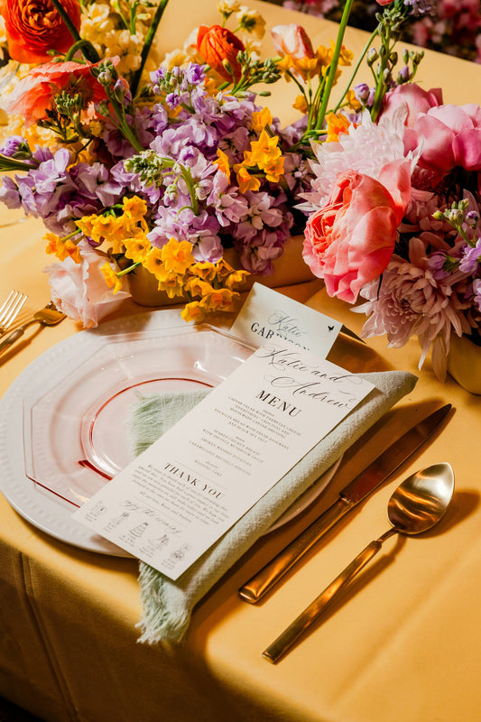 The Ultimate Guide to Day-of Wedding Stationery