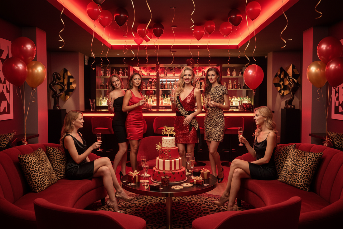 Trending Red Birthday Party Ideas: Dirty Thirty, Let’s Get Wild & A Tini Bit Older