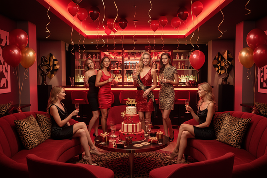 Trending Red Birthday Party Ideas: Dirty Thirty, Let’s Get Wild & A Tini Bit Older