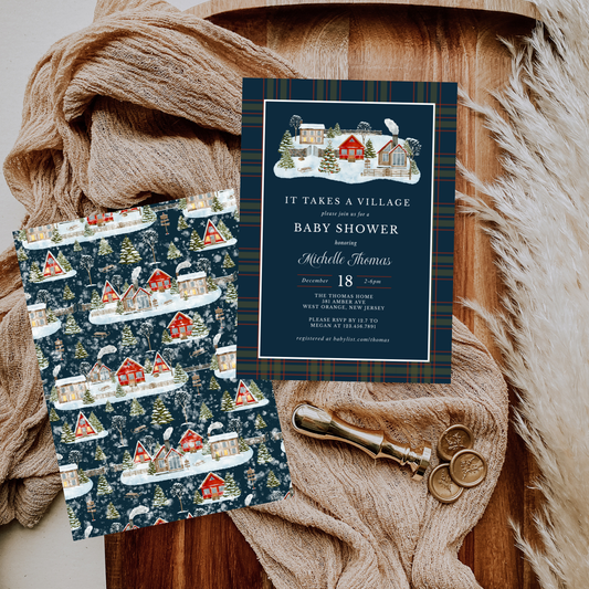 It Takes a Village Baby Shower Invitation