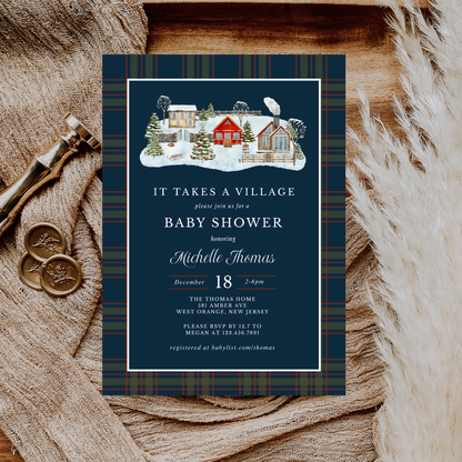 It Takes a Village Baby Shower Invitation