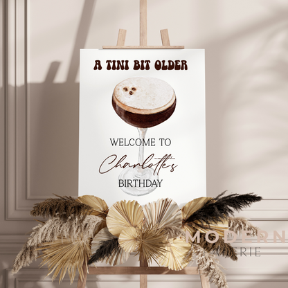 A Tini Bit Older Espresso Martini Birthday Bundle | Digital Download