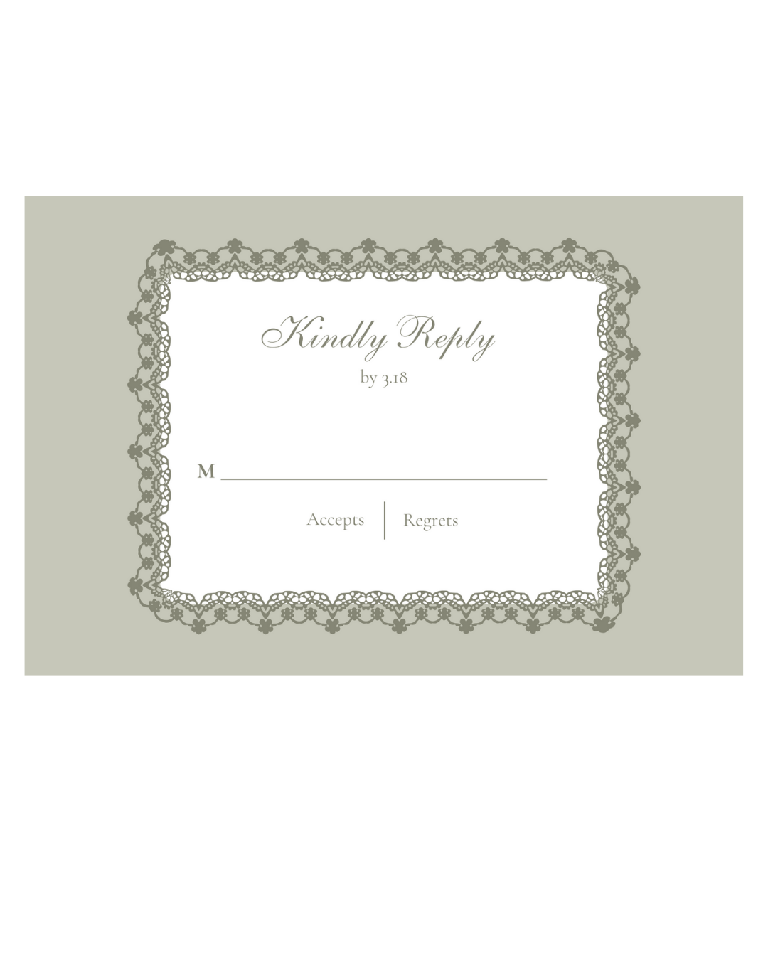 CAROLINE Countryside Wedding Invitation Suite