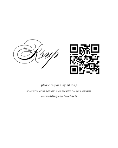 JENNA Elegant Wedding Invitation Suite