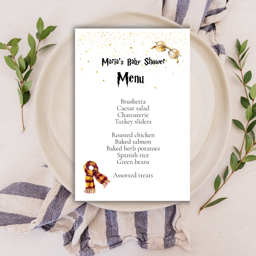 Modern Magical Wizard Baby Shower Bundle